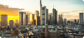 Stadtbild von Frankfurt am Main für den Cannabis-Arzt in der Nähe.