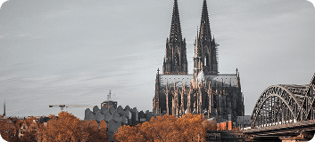 Stadtbild von Köln für den Cannabis-Arzt in der Nähe.