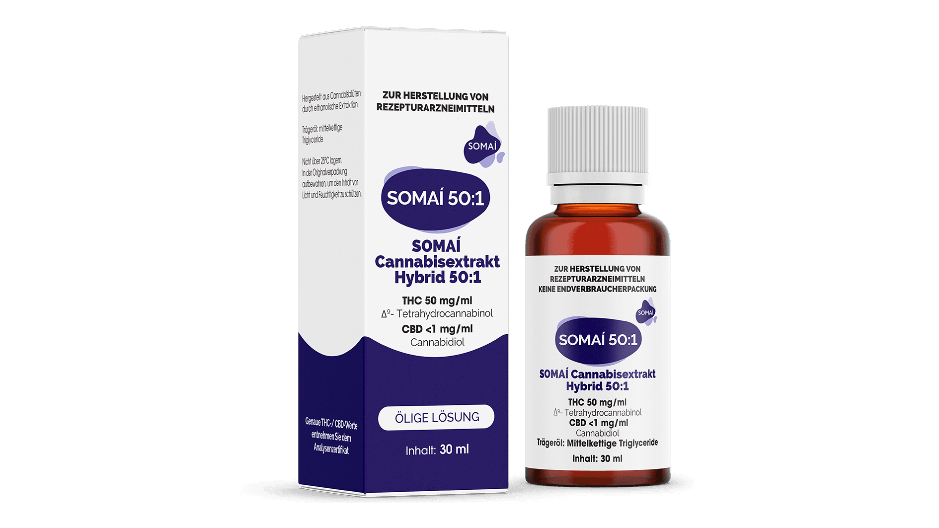 SOMAI Cannabisextrakt Hybrid 50:1 Produktbild